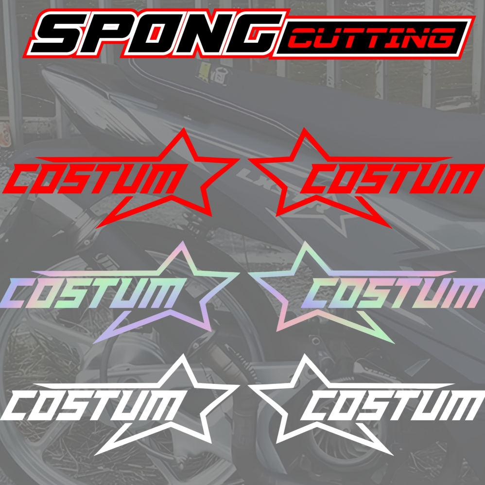 CAHAYA Custom Star Stickers, Star Name, Cutting, Free Request Names ...