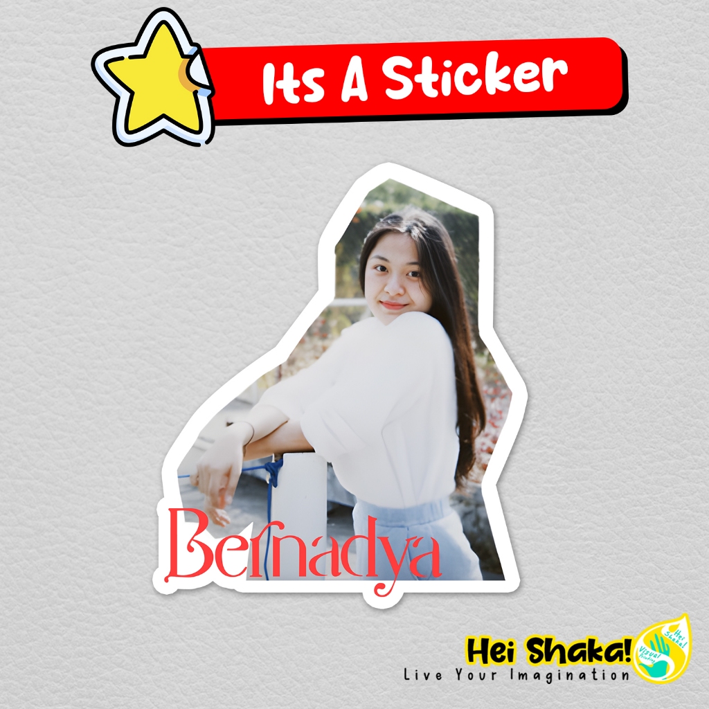 Bernadya Nadya Sticker Waterproof Vinyl Indie Music Music Musician ...