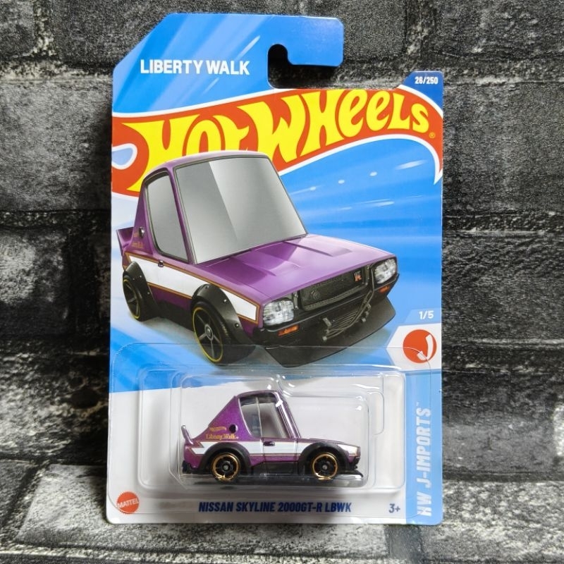 Hot Wheels Nissan Skyline 2000GT R LBWK Tooned 2025 Original SNI ...