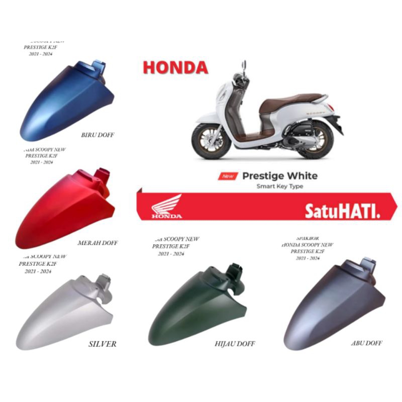 Honda SCOOPY PRESTIGE K2F SMART KEY SPAKBOR TYPE 2021 - 2024 | Shopee ...