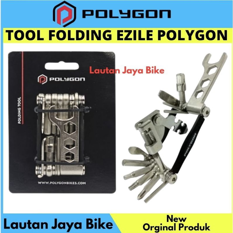 Folding Tool Ezile Polygon L Key Multipurpose Bicycle L Key | Shopee ...