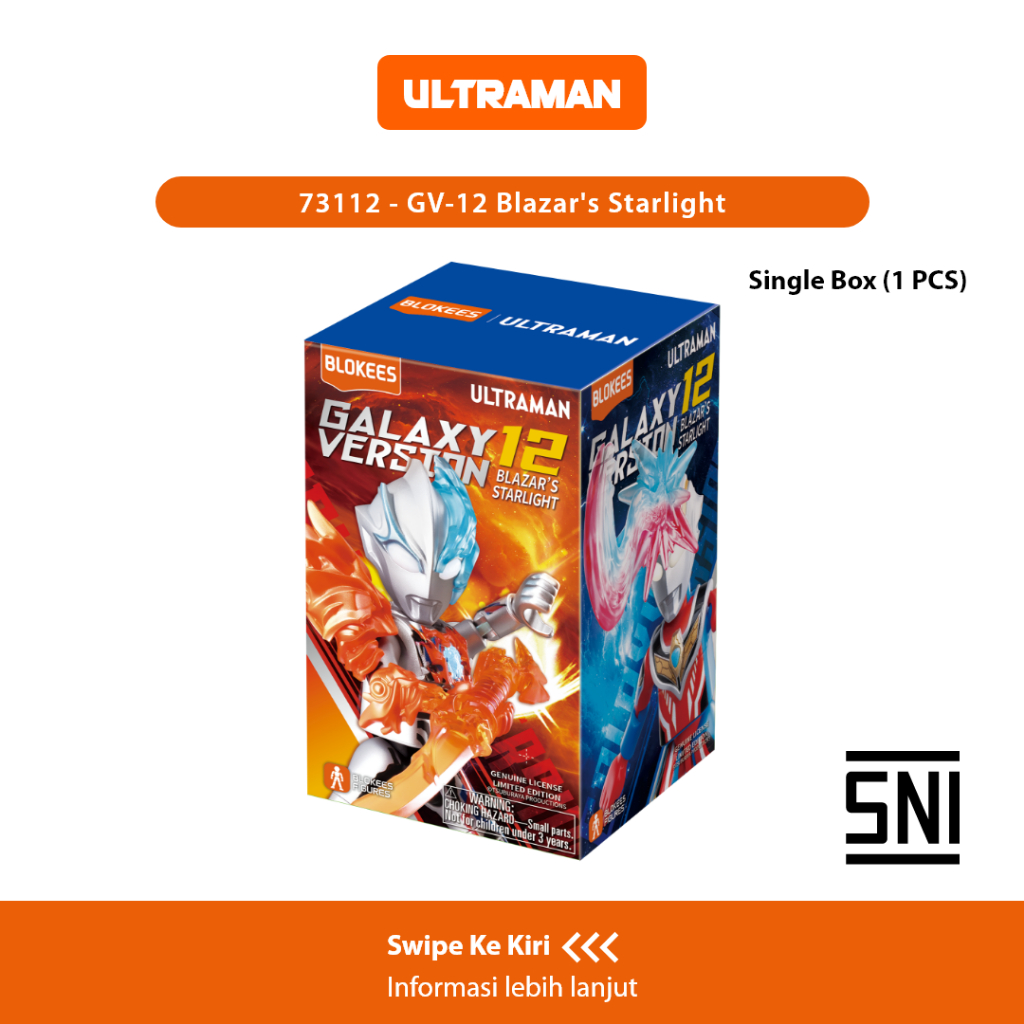 Blokees Blind box Ultraman Blazar's Starlight Gacha Figure Galaxy ...