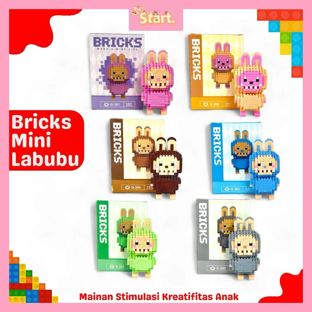 Nano Blocks puzzle Bricks Labubu Building Blocks Toy DIY Building ...