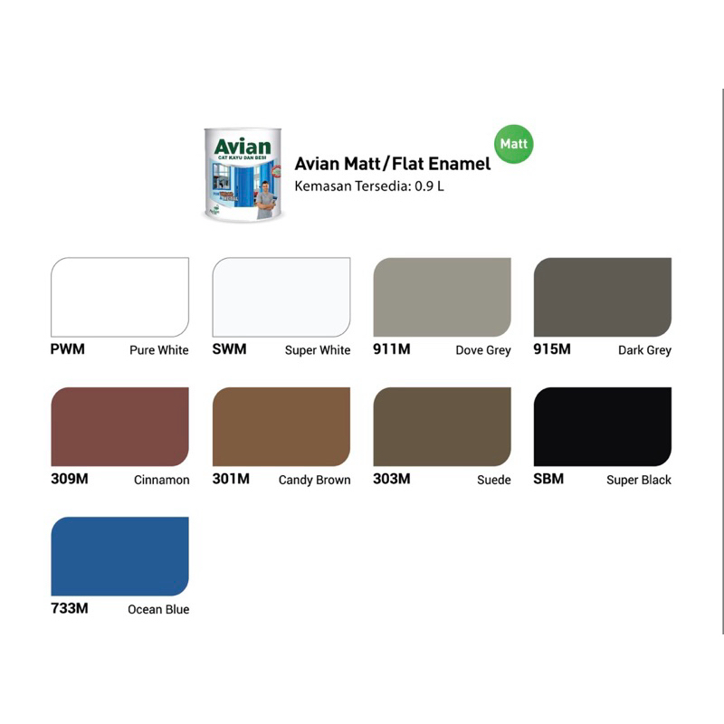 Avian Wood and Iron Paint 1 KG (MATRA COLOR) | Shopee Philippines