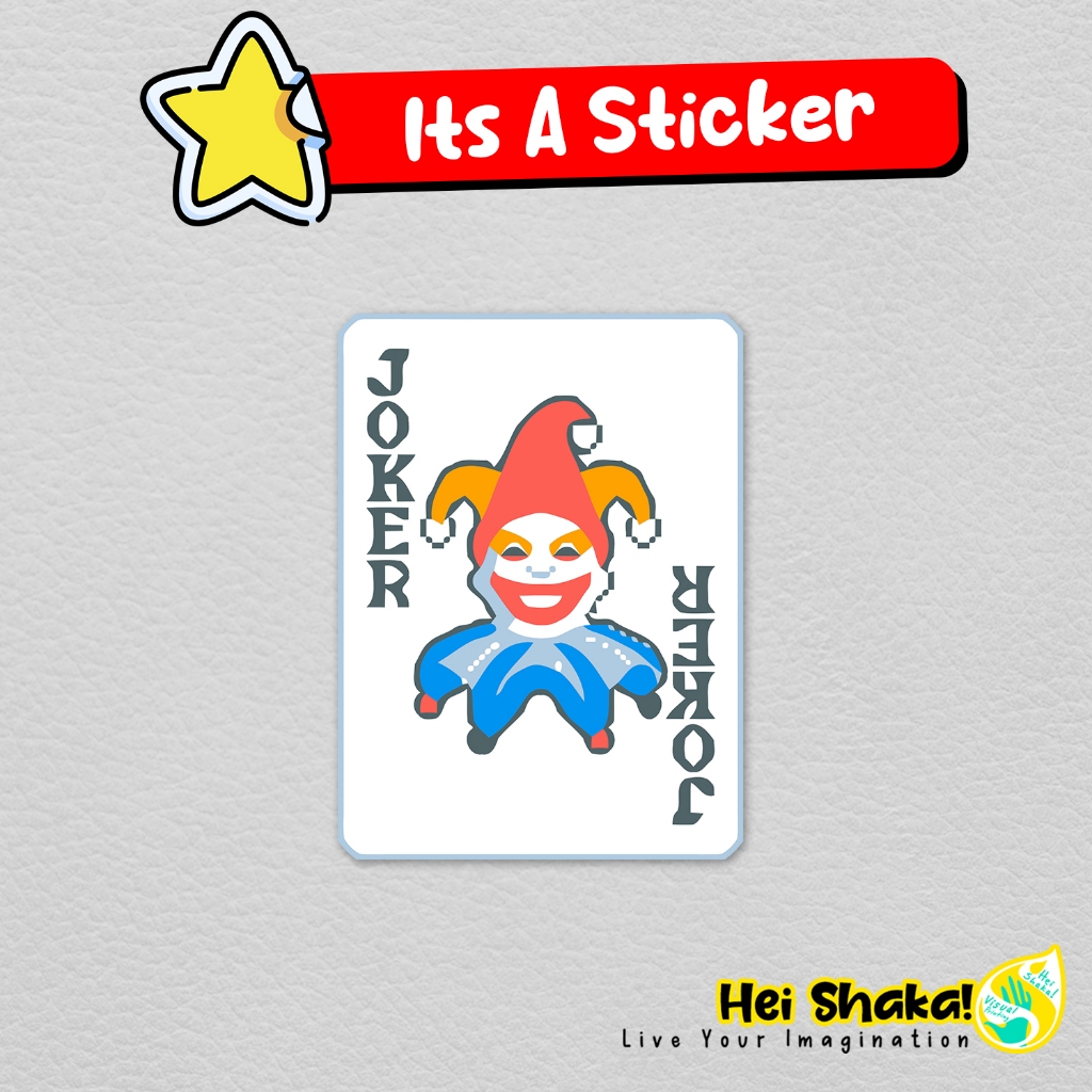 Heishaka Balatro Joker Jimbo Sticker Gaming Game Waterproof Vinyl Card