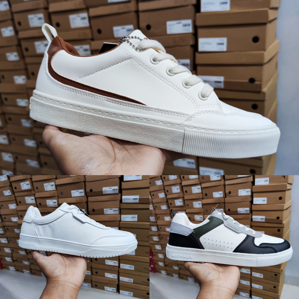 Airwalk White Series Men s Sneakers Original Part II Shopee Philippines