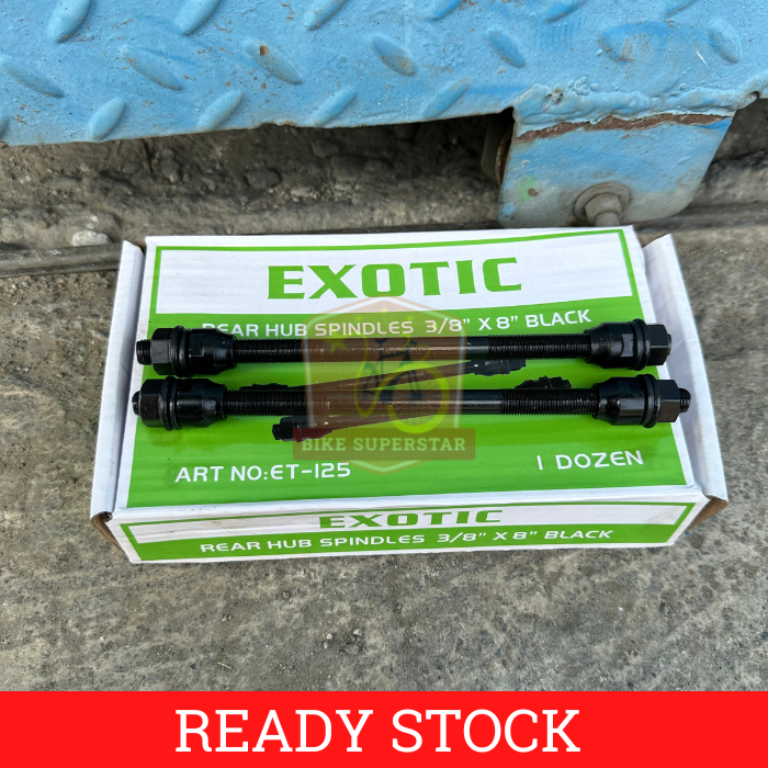 Exotic Rear Axle Hub Black Rear Spindle Mini Fixie MTB BMX Children's ...