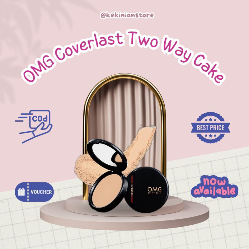 Omg Oh My Glam Coverlast Two Way Cake 12g - Compact Powder Control ...