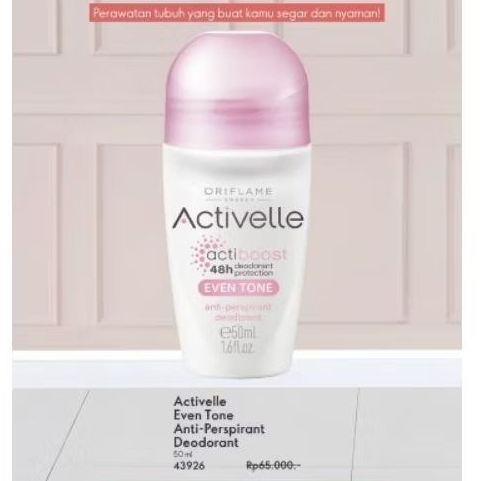 Activelle Even Tone anti-perspirant Deodorant Roll On | Shopee Philippines