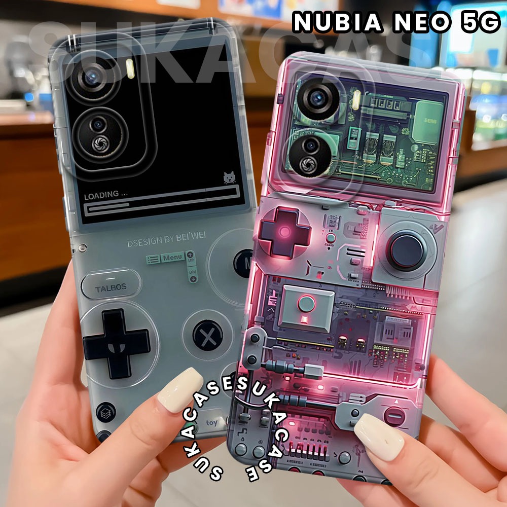 HP Nubia Neo 5G/Neo 2 5G Fashion case Gameboy (SK04) Rubber Softcase ...