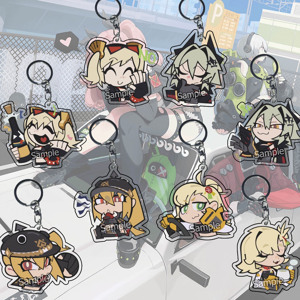 GANTUNGAN Zenless Zone Zero Keychain part 3 - Keychain - Key Chain ...