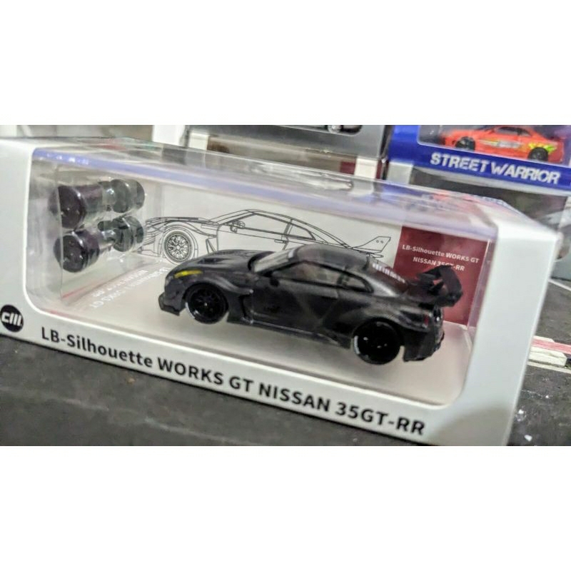 Diecast CM Model LBWK Nissan Skyline GTR R35 Carbon Black Seal | Shopee ...