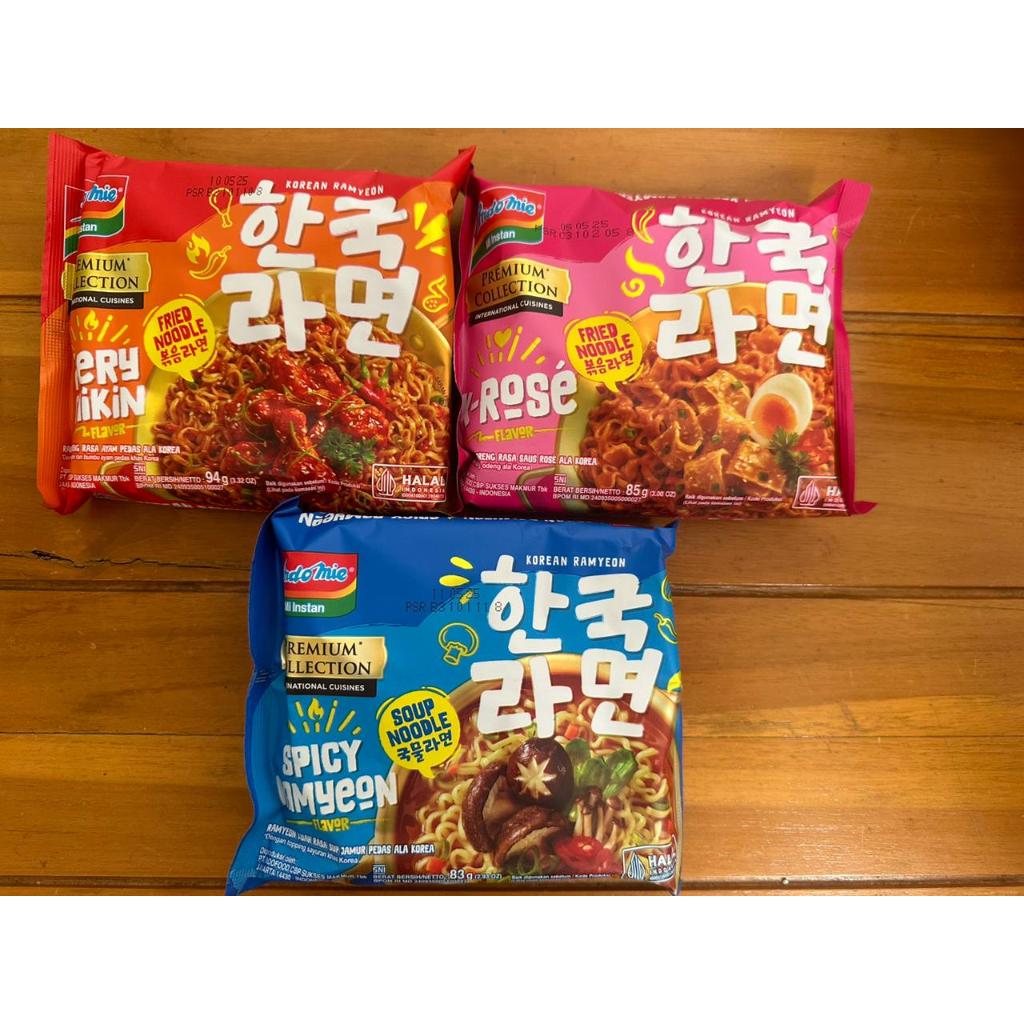 Indomie Premium Collection Korean Ramyeon K-Rose | Fiery Chikin | Spicy ...