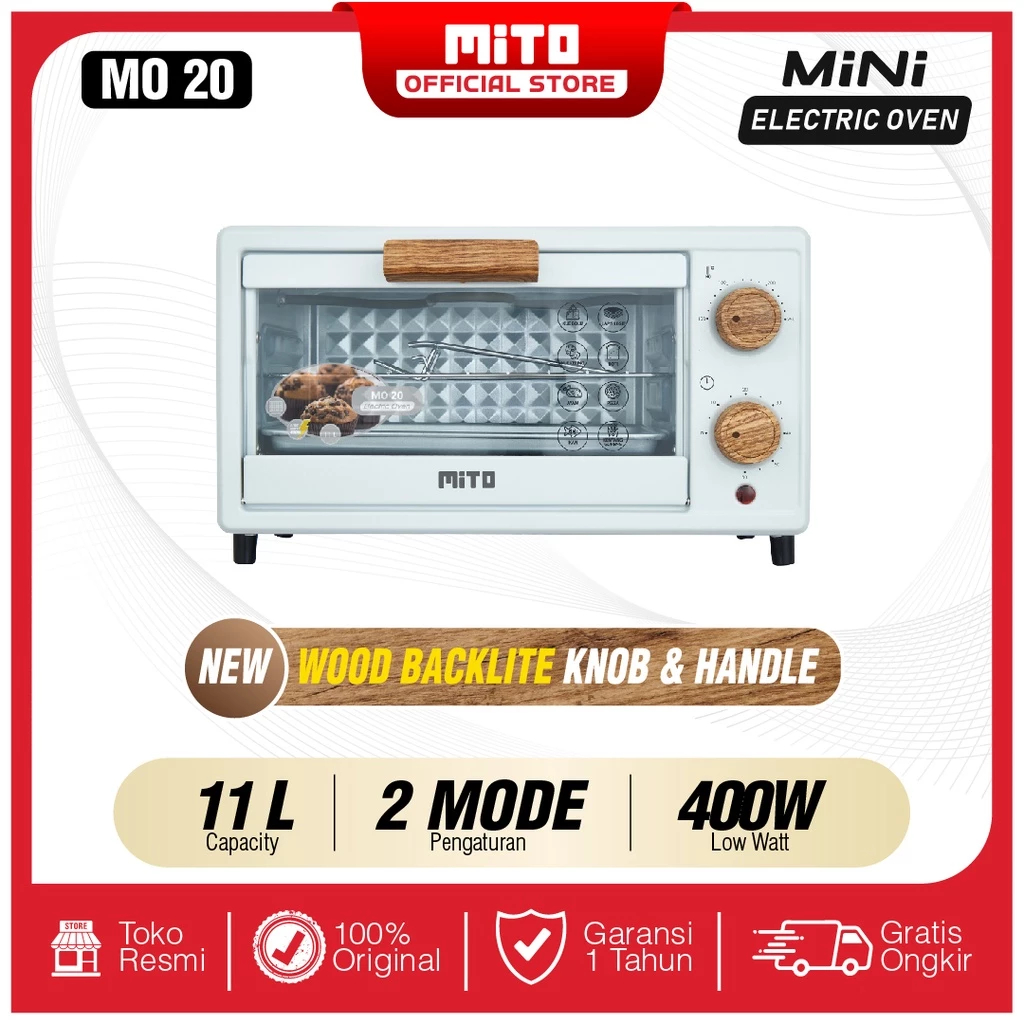 MITO Mini Electric Oven MO20 11L Cake Toaster | Shopee Philippines