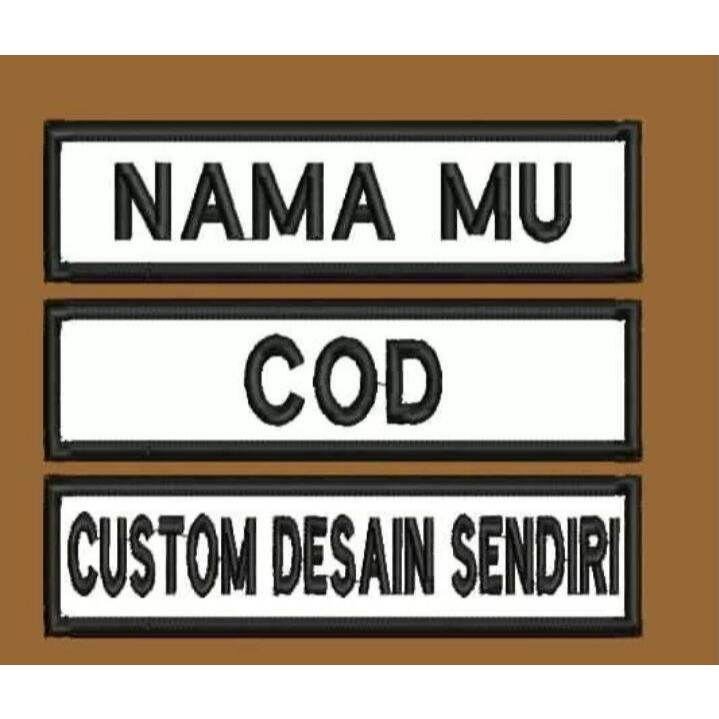 Work School Uniform Nameplate Embroidery Shopee Philippines