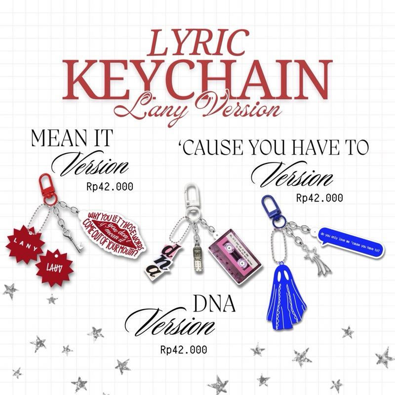 Lyric Lany Version VOL 1Keychain | Shopee Philippines