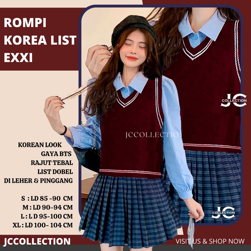 Women's Knitted Work Vest / Knitted Office Uniform Vest / Korean Style ...