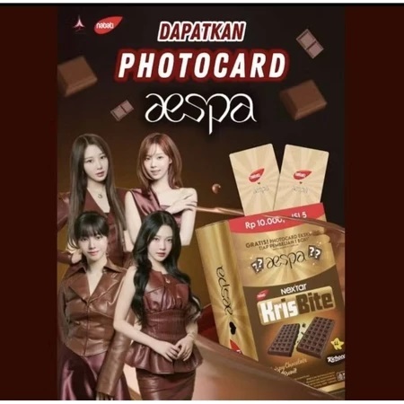 [Per box contains 5] Nextar KrisBite Aespa | Contents 5 Pcs @ 30 Gr ...