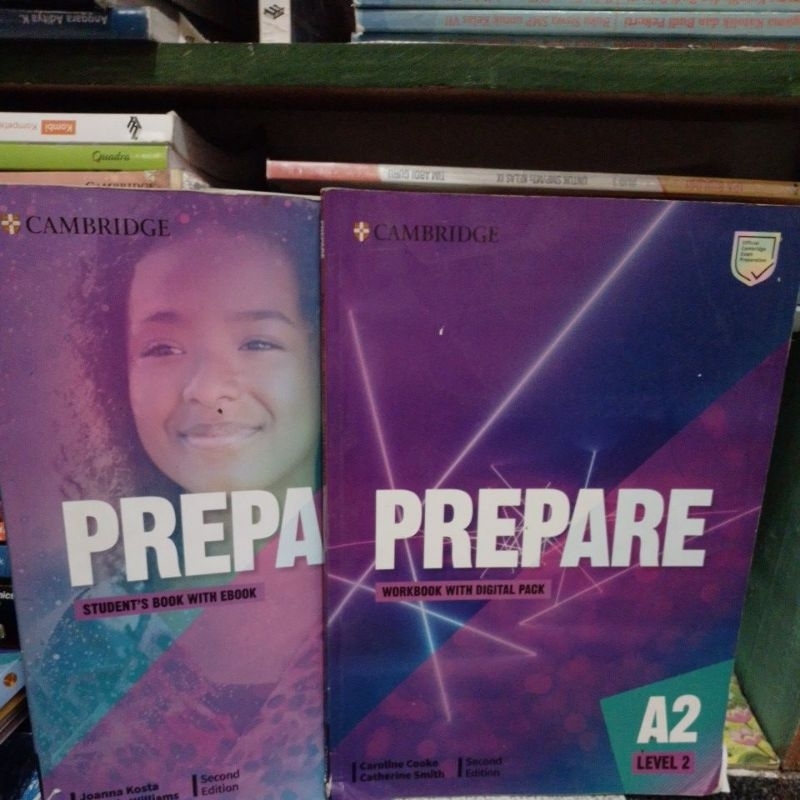 PREPARE BOOK A2 LEVEL 2 STUDENT'S BOOK WORKBOOK SECOND EDITION | Shopee ...