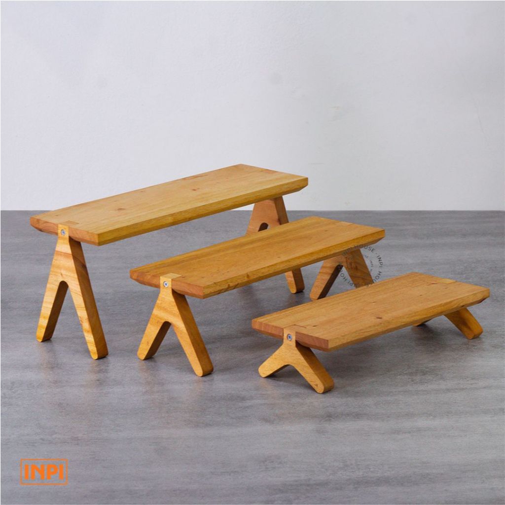 Wooden Ladder Stacking Rack for Product Displaying | Shopee Philippines