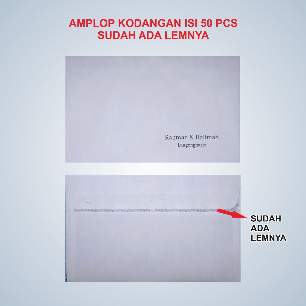 Free request name and address invitation envelope already has glue ...