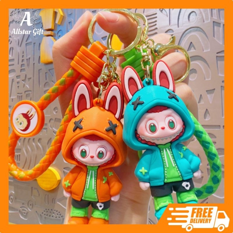 GANTUNGAN Labubu Keychain / Cute Keychain / PVC rubber material / Viral