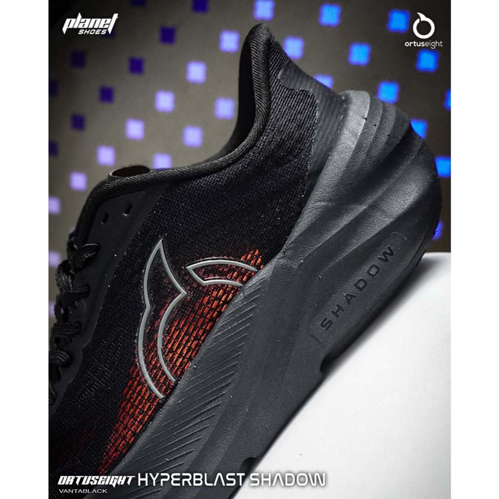 Ortuseight HYPERBLAST SHADOW VANTABLACK RUNNING SHOES | Shopee Philippines
