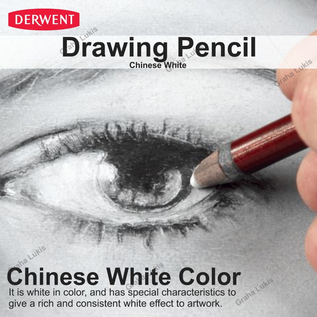 Derwent Drawing Pencil Chinese White | Shopee Philippines