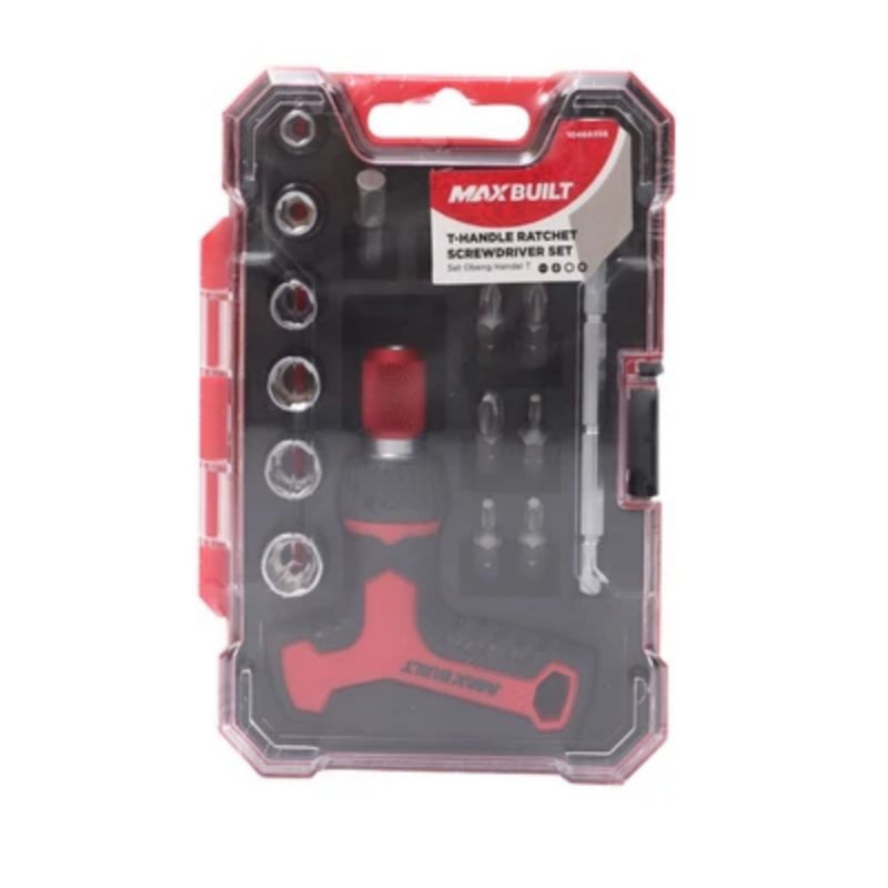 MAXBUILT SET 18 PCS SOCKET WRENCH & SCREWDRIVER | Shopee Philippines