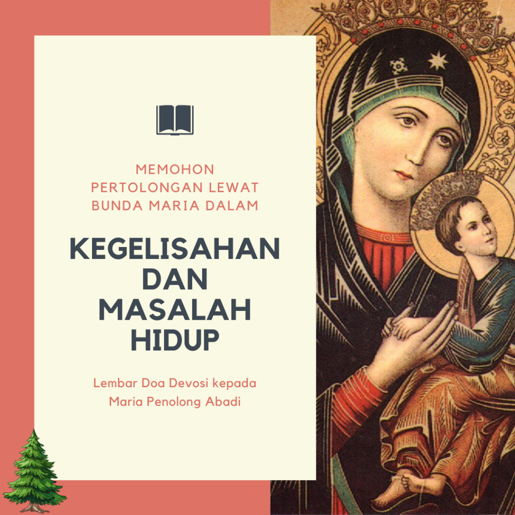 Devotion Prayer Sheet to Mary Mother Eternal Helper - Help in Anxiety ...