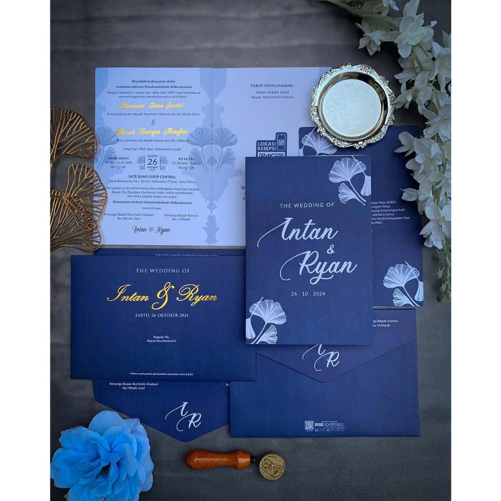 Soft Cover Wedding Invitation + Envelope || Invitation SAMPLE ...