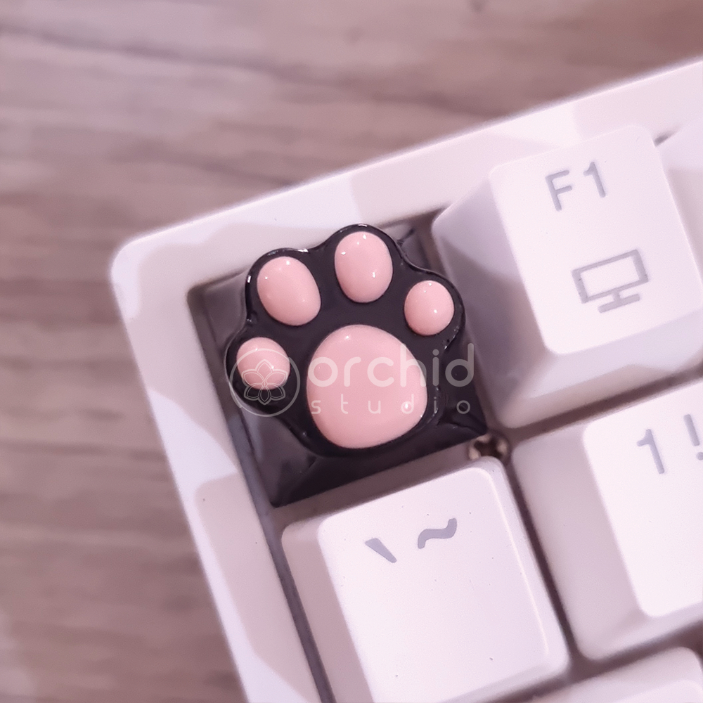 Artisan Cat Paw Dog Paw Keycaps Mechanical Keyboard Resin Artisan ...