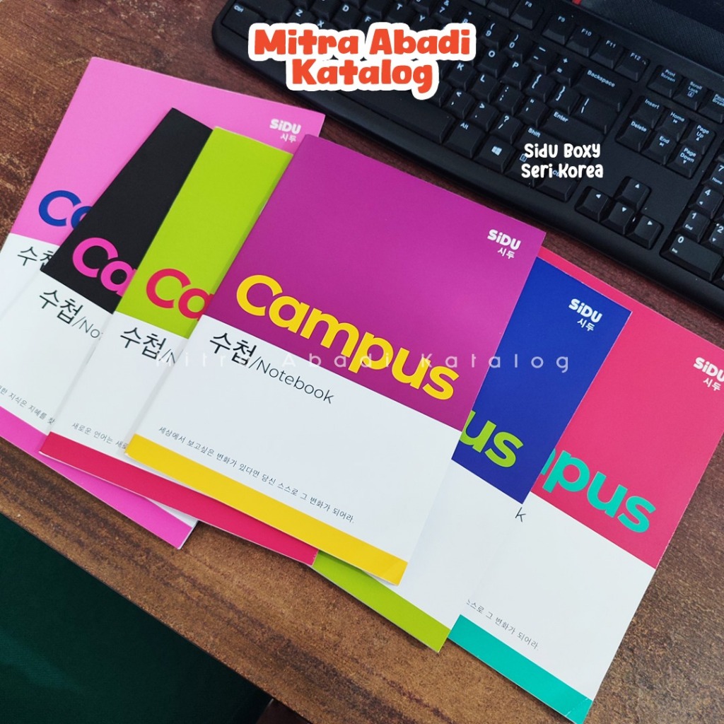 (1 PCS) SIDU KOREA NOTEBOOK 36, 42, 50 SHEETS / ORIGINAL SINAR DUNIA ...