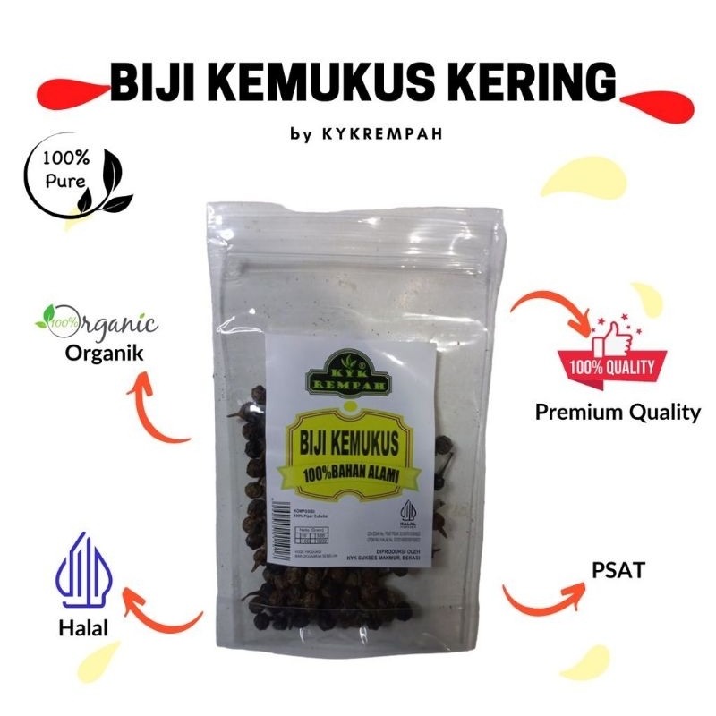 HITAM {natural Herbal dried cubeb seeds premium black pepper seeds 100g ...
