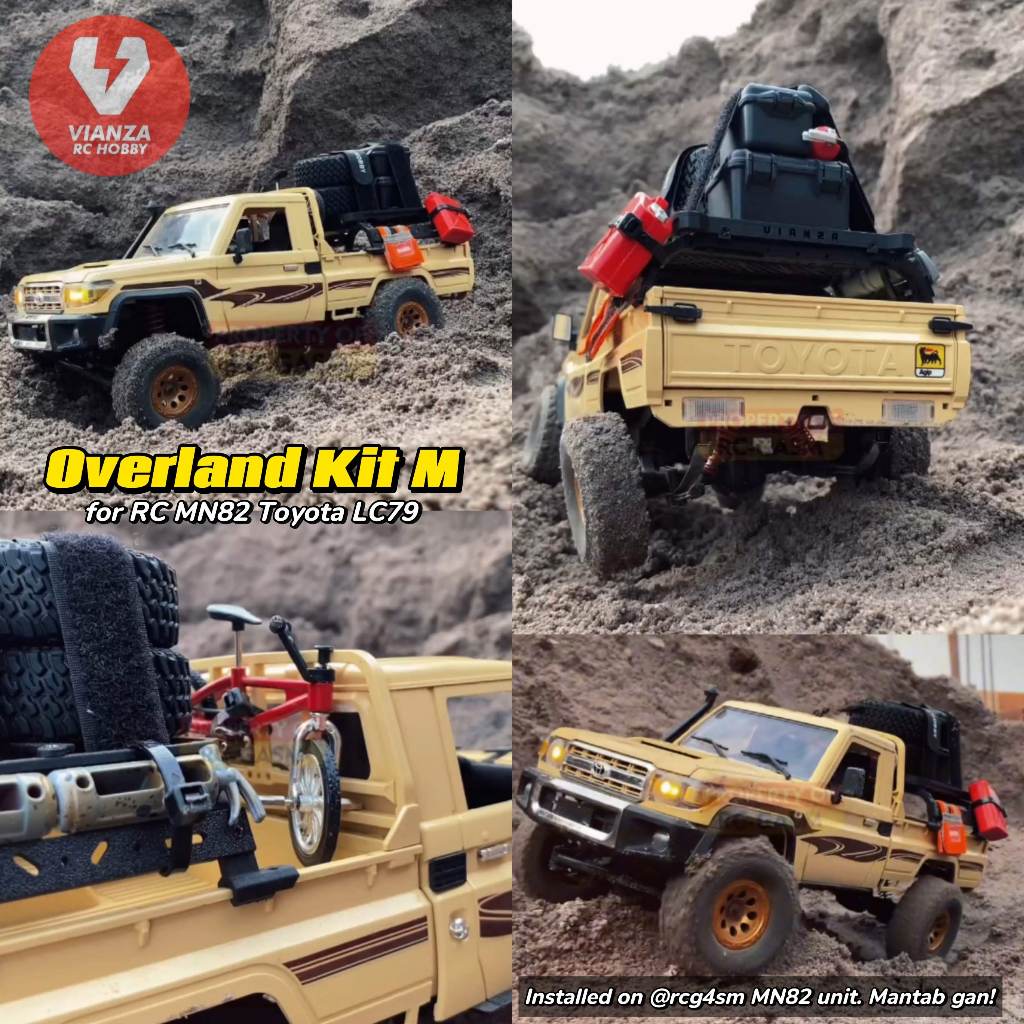 Vianza Overland Kit M - MEDIUM for RC MN82 LC79 scale 1/12 MN82 RC Car ...
