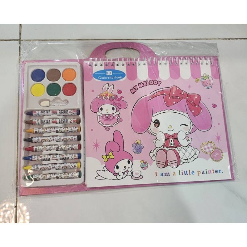 Ms (1KG =10) MB 136 Children's Coloring Drawing Book Learning