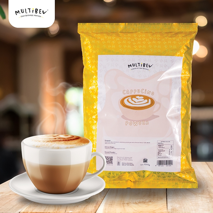 MultiBev - Cappuccino Powder 1 Kg - Cappuccino Flavored Drink Powder ...