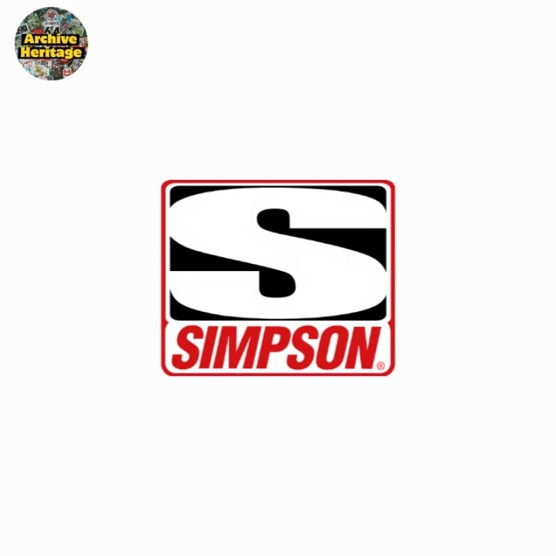 Simpson race product sticker automotive logo sticker | Shopee Philippines