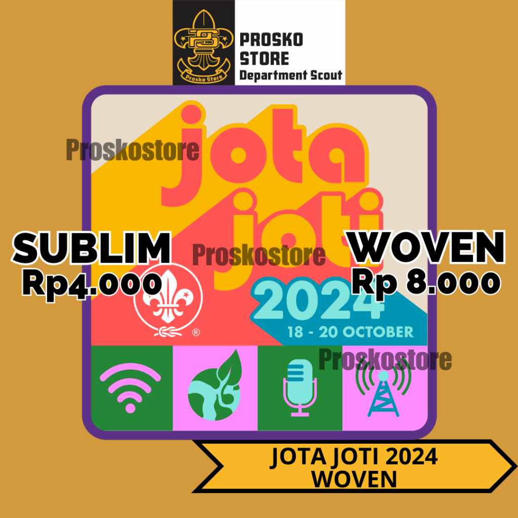 Jota Joti 2024 Woven and Sublime Patch / Badge / Tiska anti-fade ...