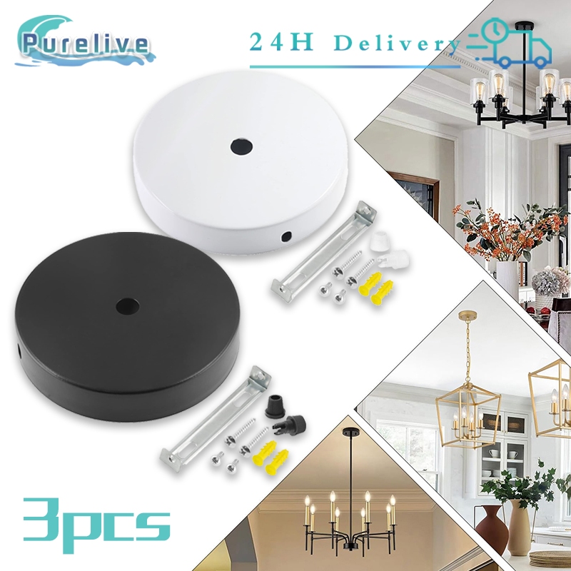 3 Set 1 Hole Ceiling Base Head Hanging Lamp Ceiling Base Head | Shopee ...