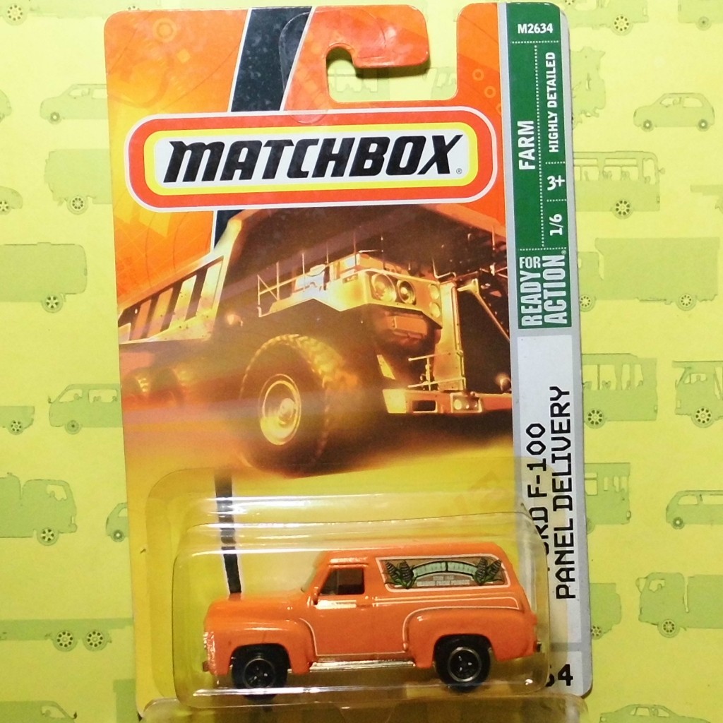 Matchbox 2007 Ford F-100 Orange Farmers Market Delivery Panel | Shopee ...