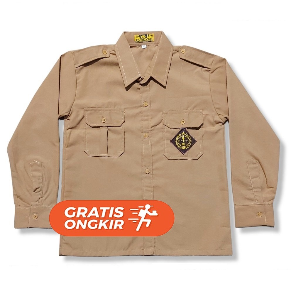 Long SCOUT UNIFORM TOP FOR PRIMARY SCHOOL CHILDREN BOYS TOP POCKETS ...