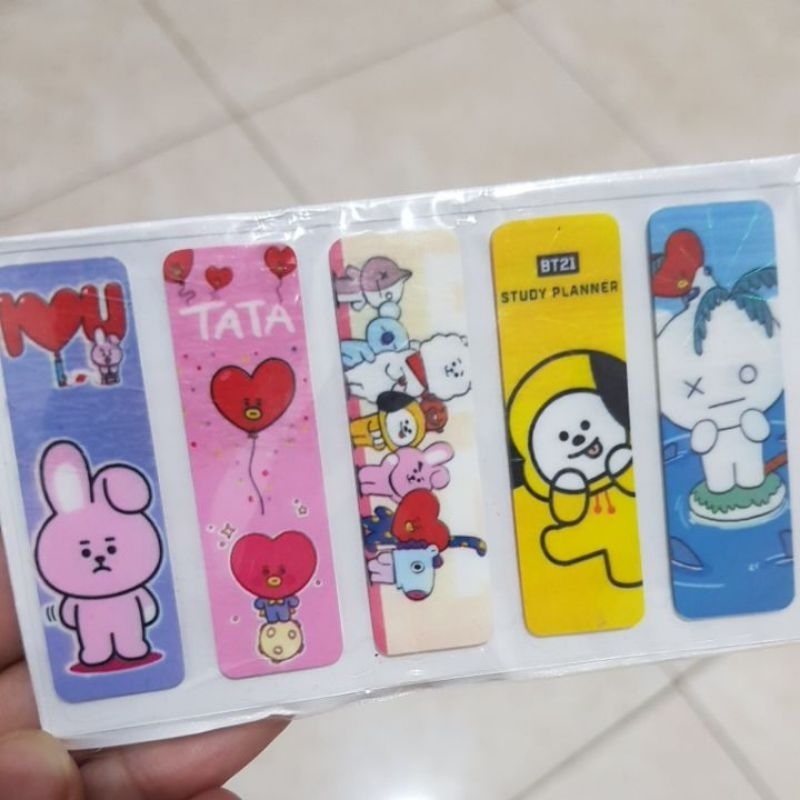 Bt21 character Stick notes | Shopee Philippines
