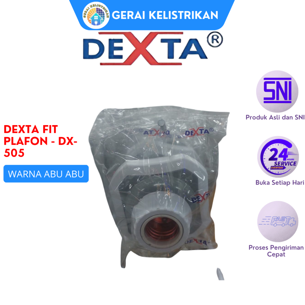 Dexta FITT CEILING DX-505 - GRAY | Shopee Philippines