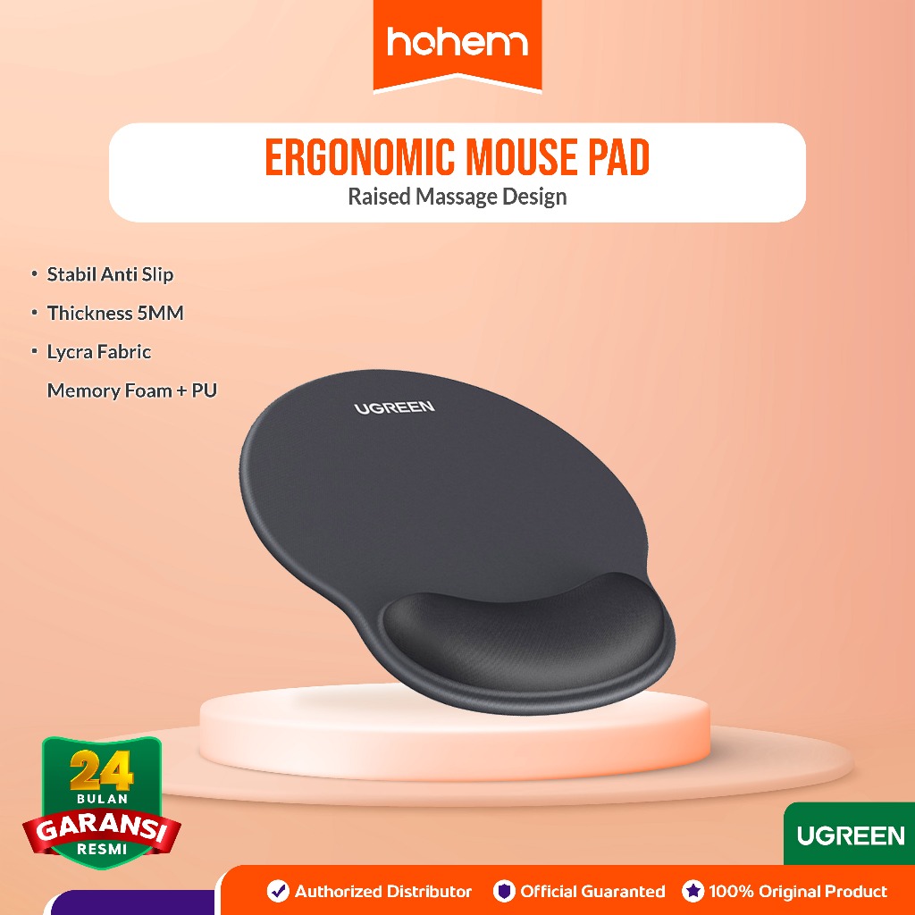 Ugreen Premium Ergonomic Mouse Pad Wrist Rest Wrist Pad With Arm Rest ...