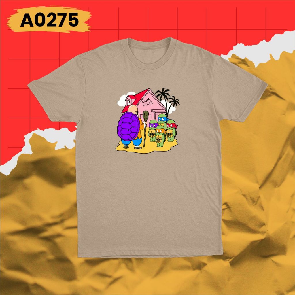 Dragon Ball Master Roshi x TMNT Turtle Students Anime T-shirt A0275 ...