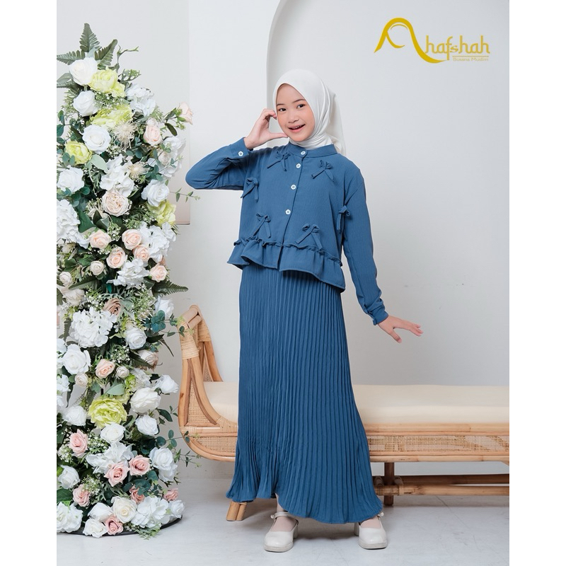 Eid 2025 gamis latest model gamis dress for girls prisket aurora 2 in 1 ...