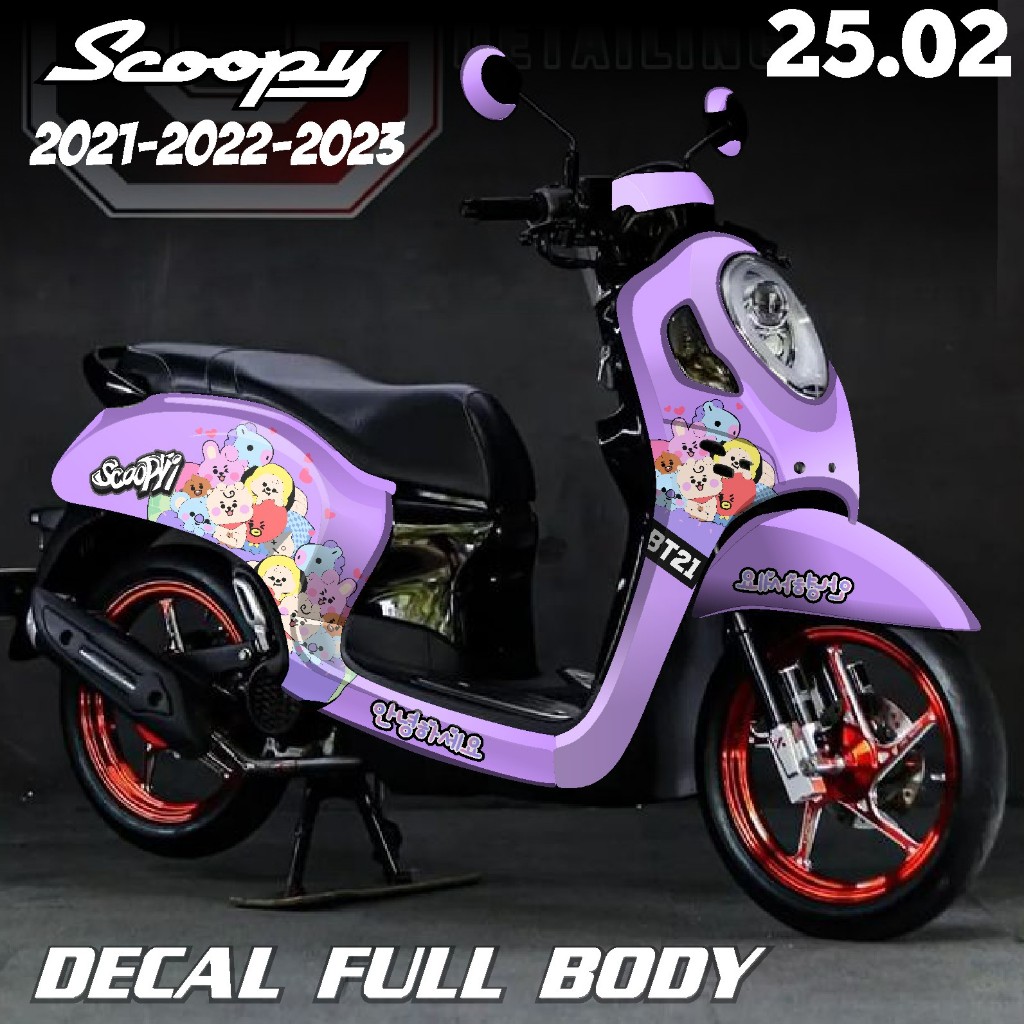 (COD) NEWEST SCOOPY DECAL 2021 2022 2023 NEWEST SCOOPY FULL BODY NEWEST ...