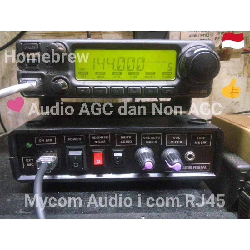 Mycom Audio RiG icom RJ45 (AGC and Non AGC Modulation Audio) | Shopee ...