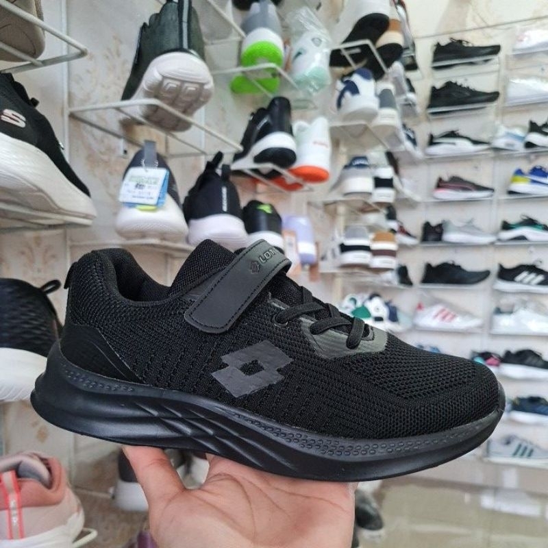 Lotto Connect OC K Chaussures Enfant - Baskets Légères Phylon, Lacets Élastiques + Velcro